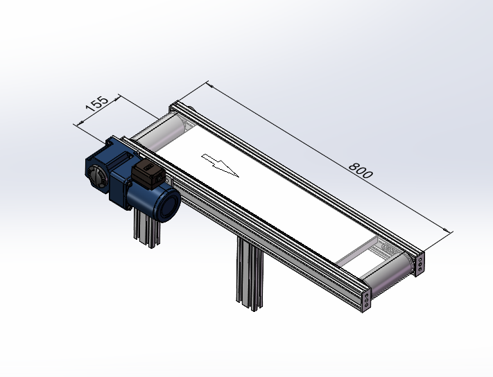小型皮帶輸送機流水線